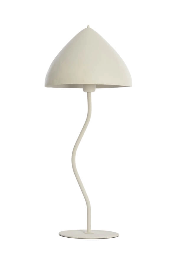 Lampe de table Elimo Ø 25cm x 60cm blanc Light & Living 8717807705206