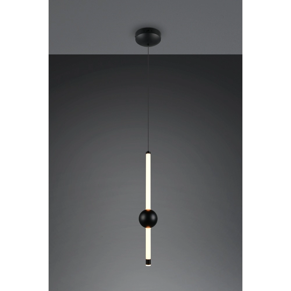 Suspension moderne Melita noir Trio 4017807661927