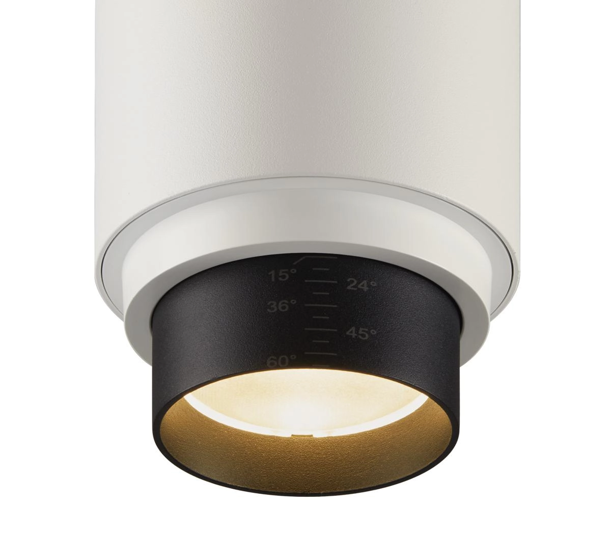 Railspot 3-phasé Numinos Zoom M Dali blanc/noir 2700K - 15 deg SLV 4024163261982