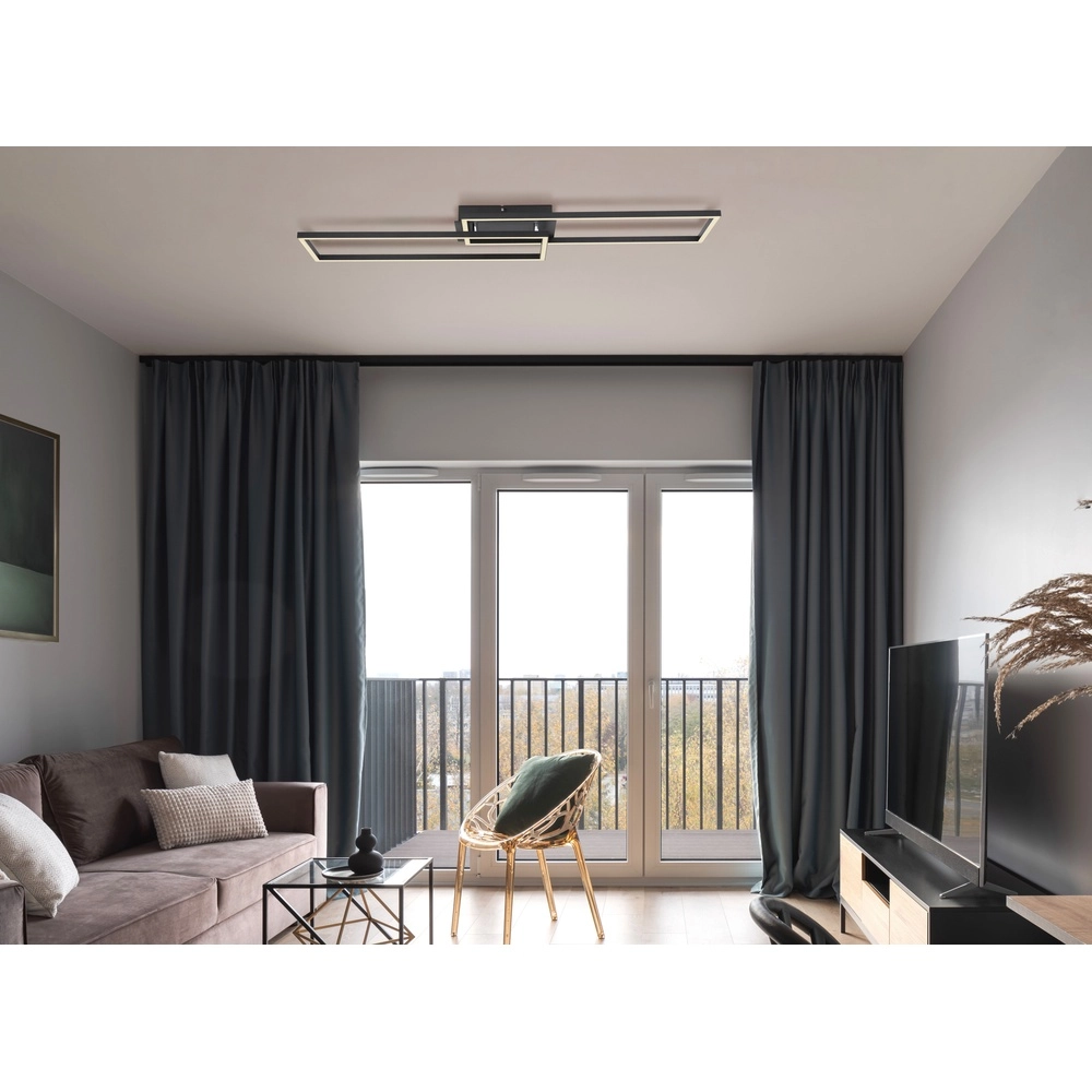 Lampe de plafond noire Tatjana Conception Globo 9007371418350