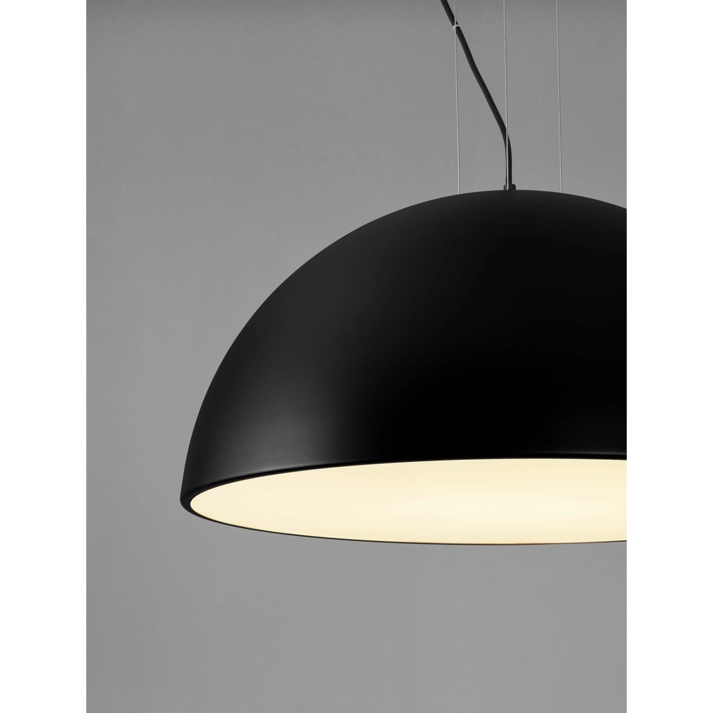 Suspension élégante Tholos noir Ø 70cm Lyora 5212017457882