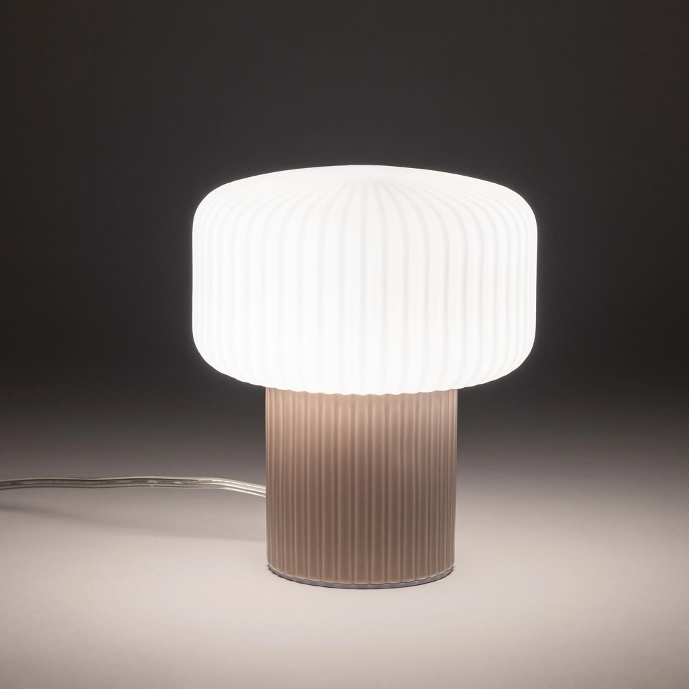 Lampe de table Tika rose Ø 16cm Lyora 5903139119801