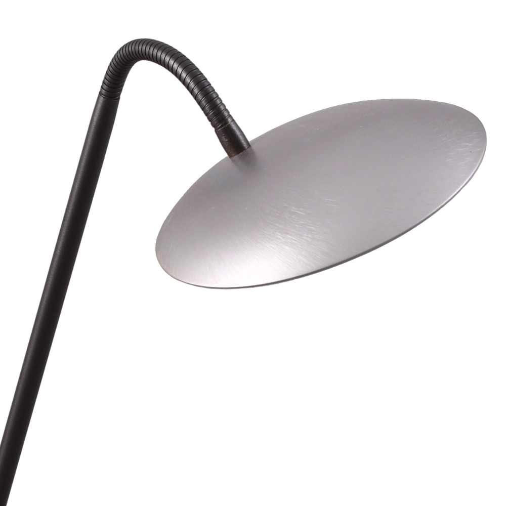 Lampe de table flexible Scala noir avec du nickel Masterlight 8718121334431
