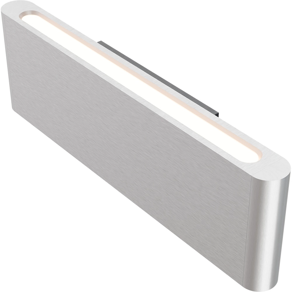 Spot mural moderne Atina 34cm nickel mat Masterlight 8718121385037