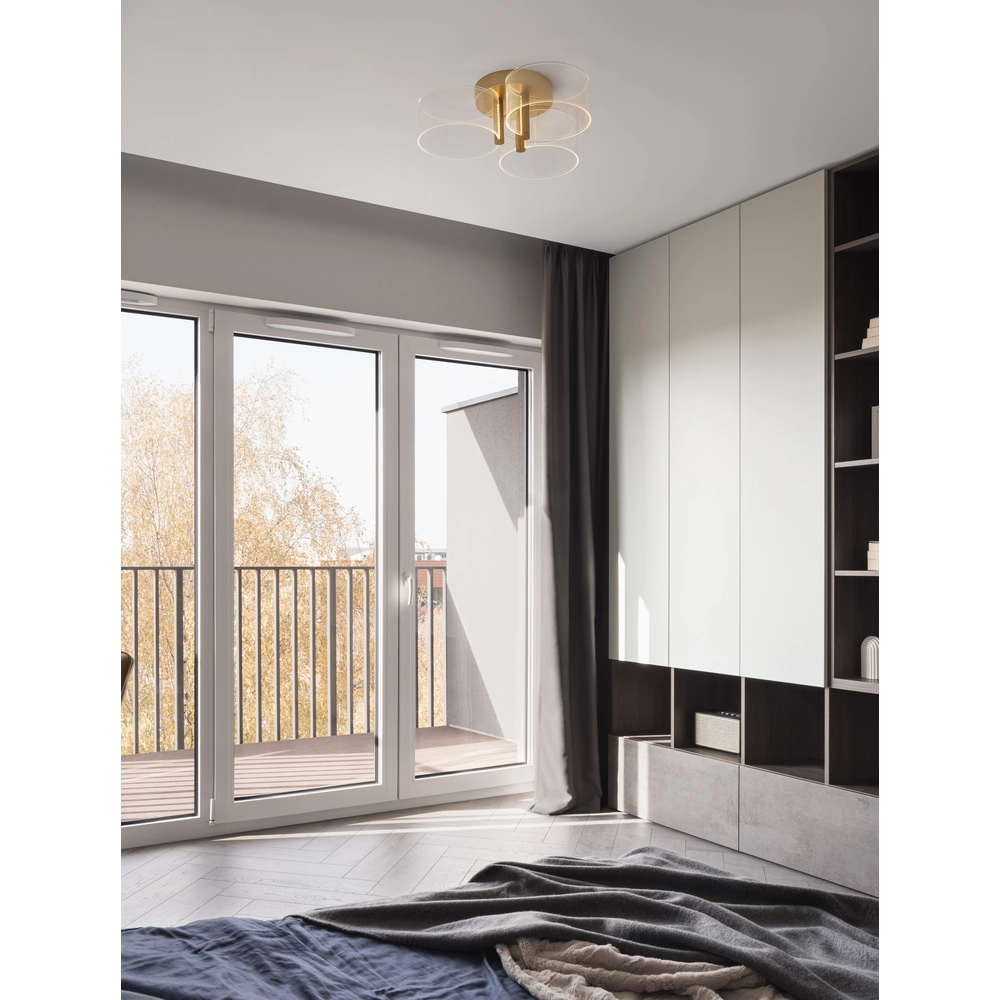 Plafonnier design Gatlin or Ø 44cm Lyora 5212017433497