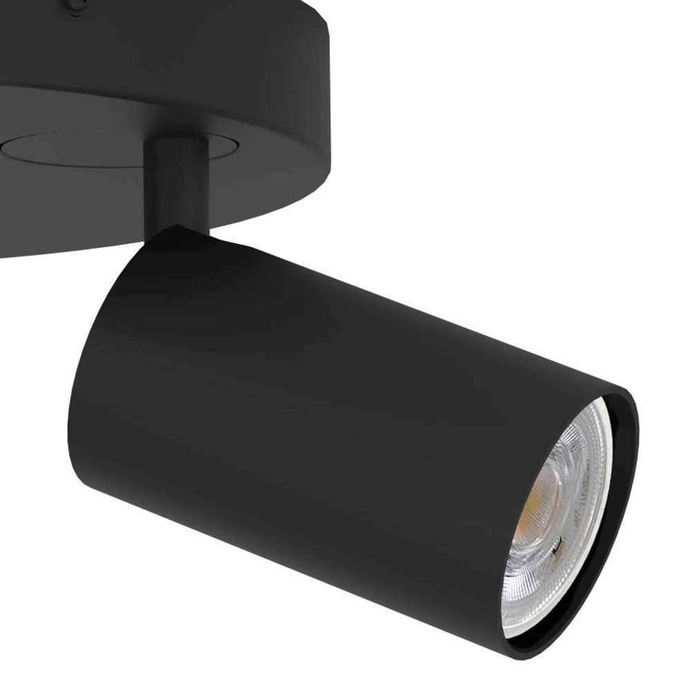 Plafonnier Zigbee Telimbela-Z Ø 25cm noir Eglo 9008606239948