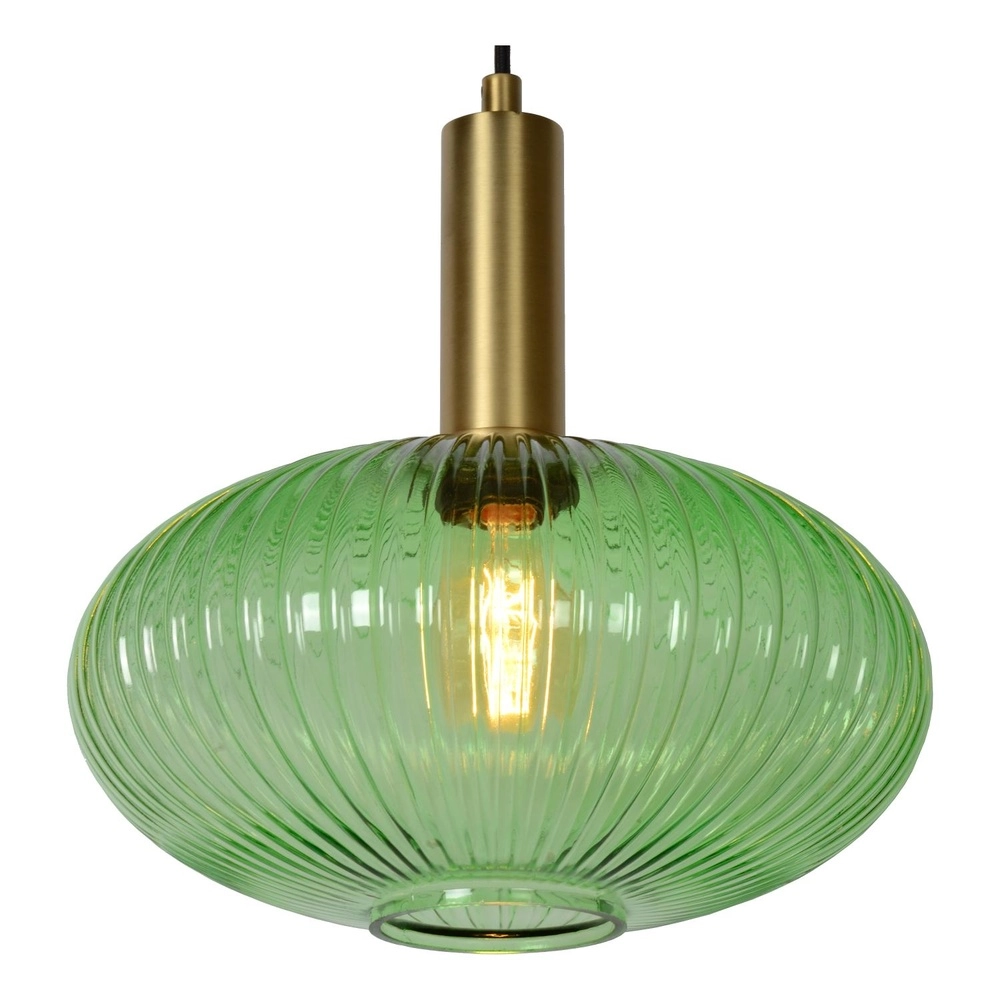 Lampe suspendue Maloto Ø 30cm vert Lucide 5411212451194