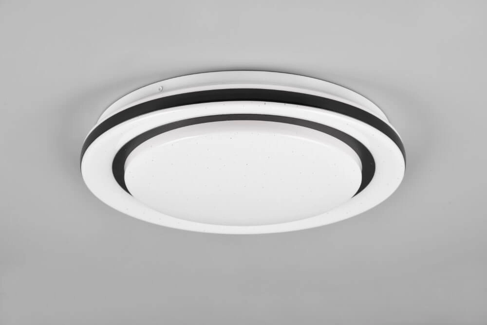 Plafonnier blanc Cartida blanc avec du noir Trio 4017807561722