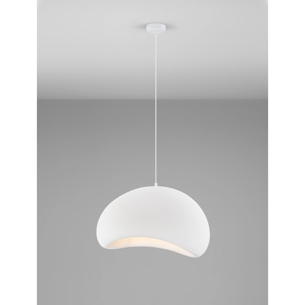 Suspension naturelle Aere blanc 60cm Suspension naturelle Aere blanc 60cm