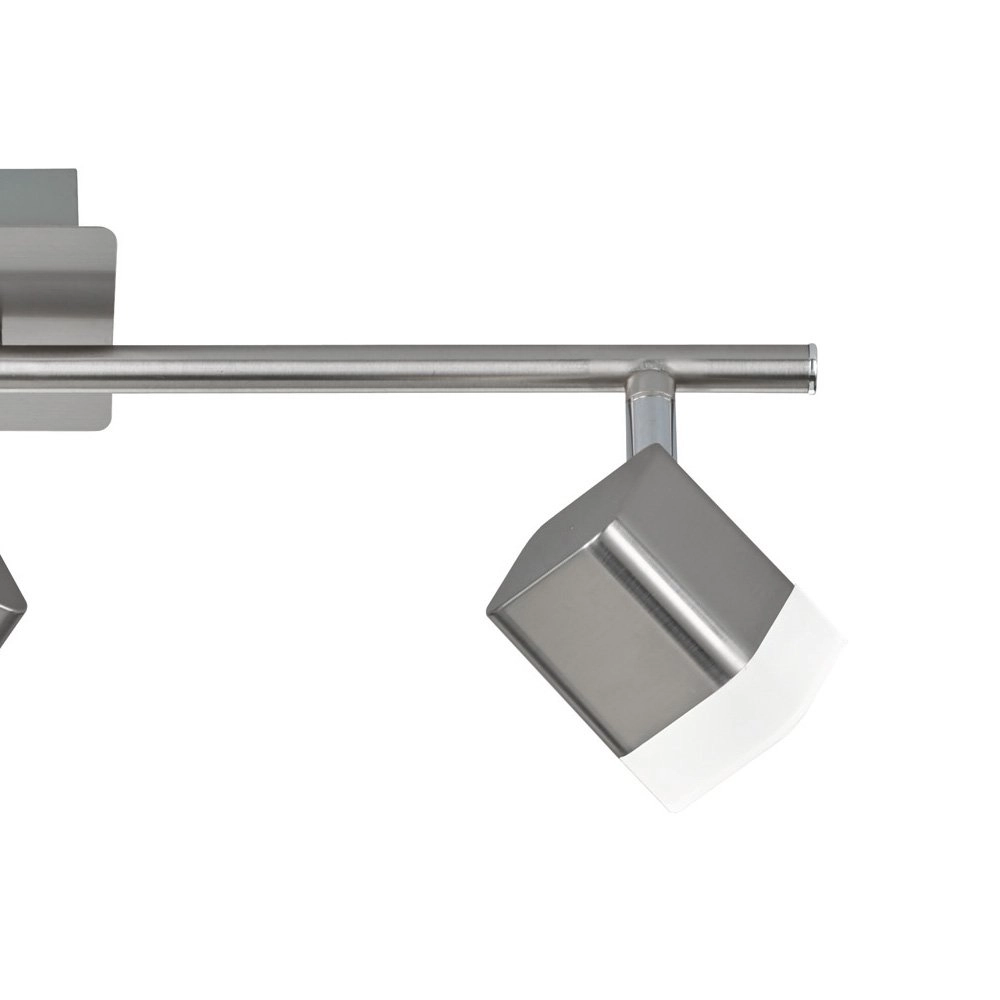 Spot de plafond LED Roubaix Gris métallisé à 3 lumières Trio 4017807391442