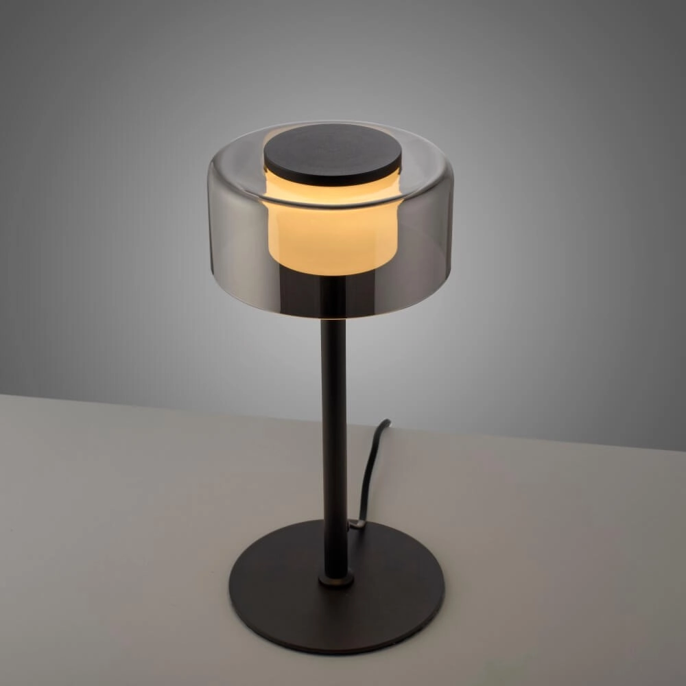 Lampe de table noire Rika Paul Neuhaus 4012248385227