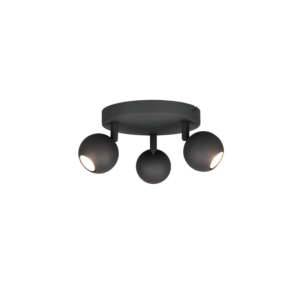 Emplacement monté en surface Enaro Anthracite à 3 lumières Trio 4017807701715