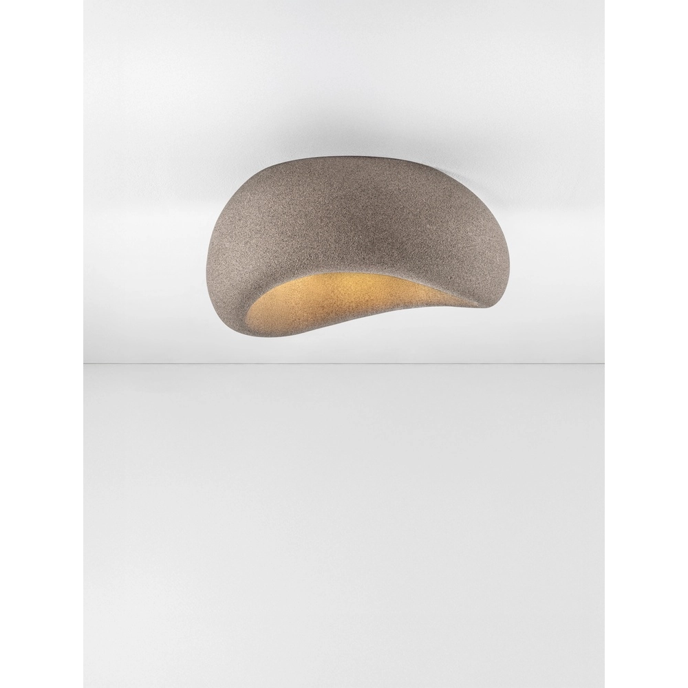 Plafonnier naturel Aere marron 50cm Lyora 5212017476784