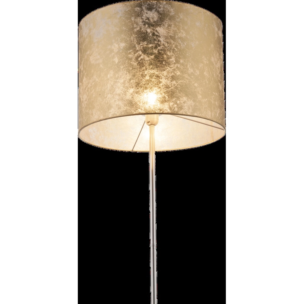 Lampe de pied Amy Nickel avec bouchon en or Globo 9007371312481