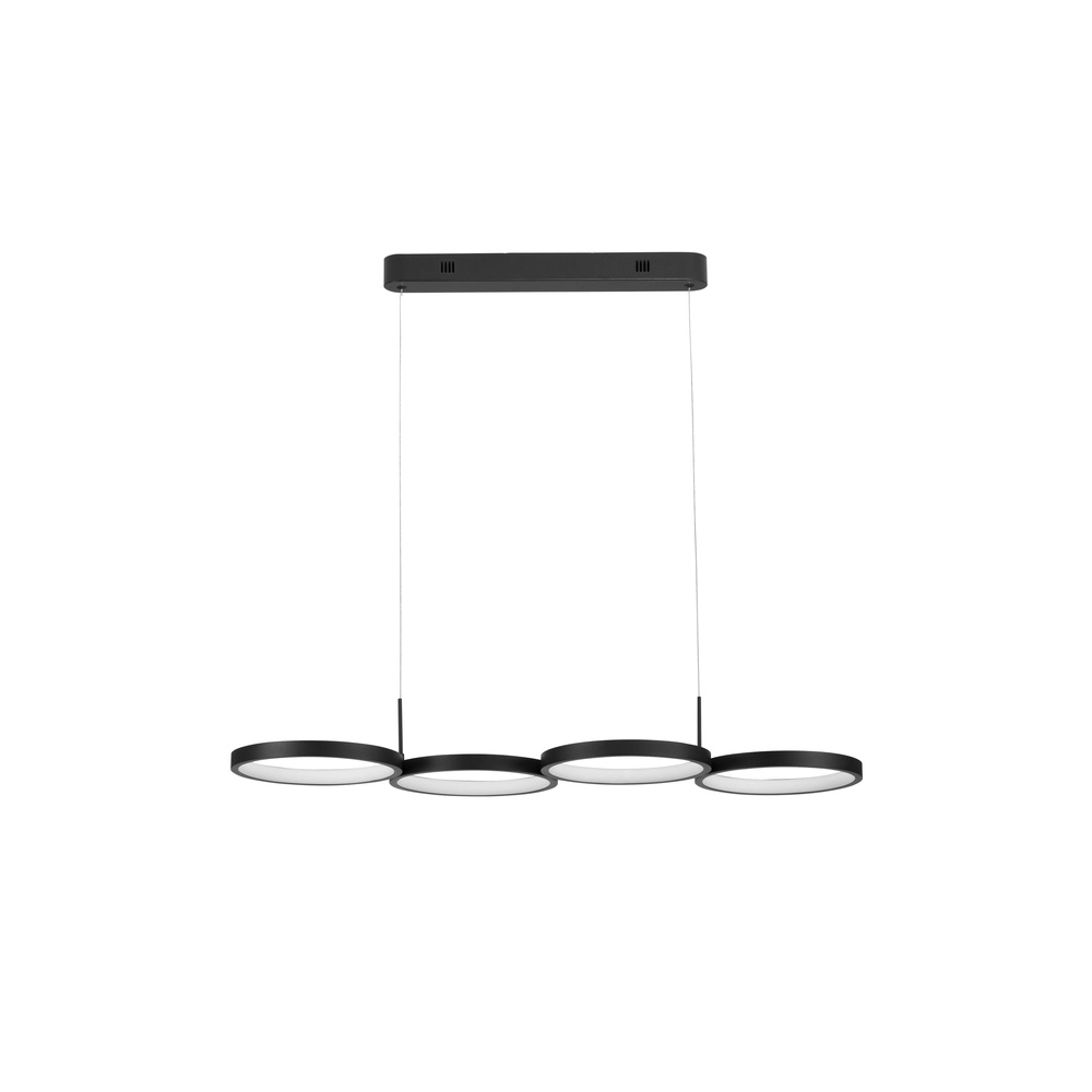 Suspension moderne Magnus noir 84cm Lyora 5212017433183