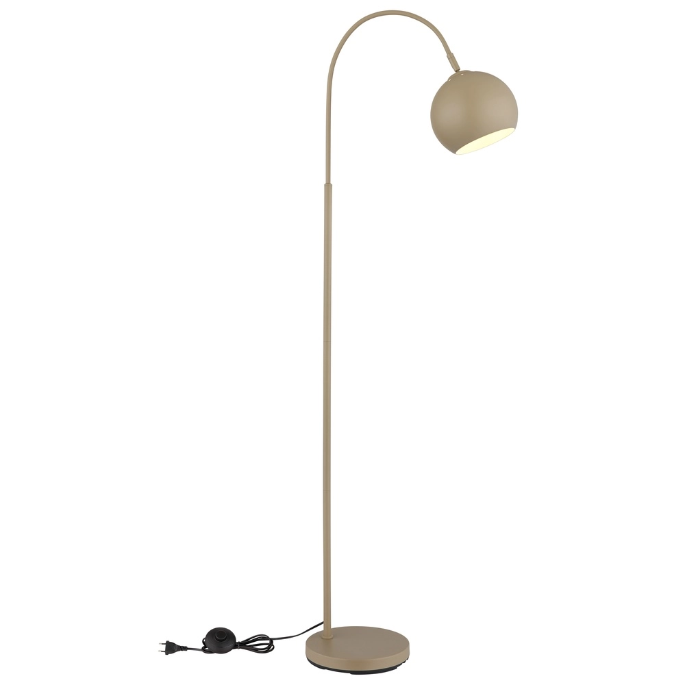 Lampadaire moderne Benno brun sable Globo 9007371507566