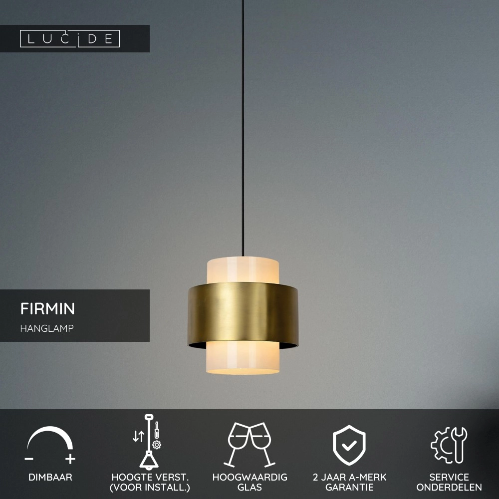 Lampe pendante moderne Firmin Ø 30cm Lucide 5411212451651