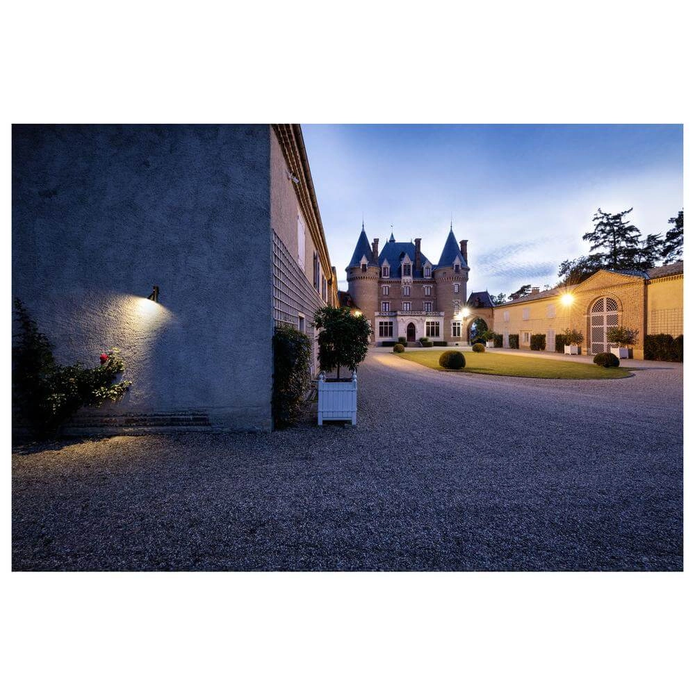 Applique murale design T-Tube WL Noir avec capteur SLV 4024163291637