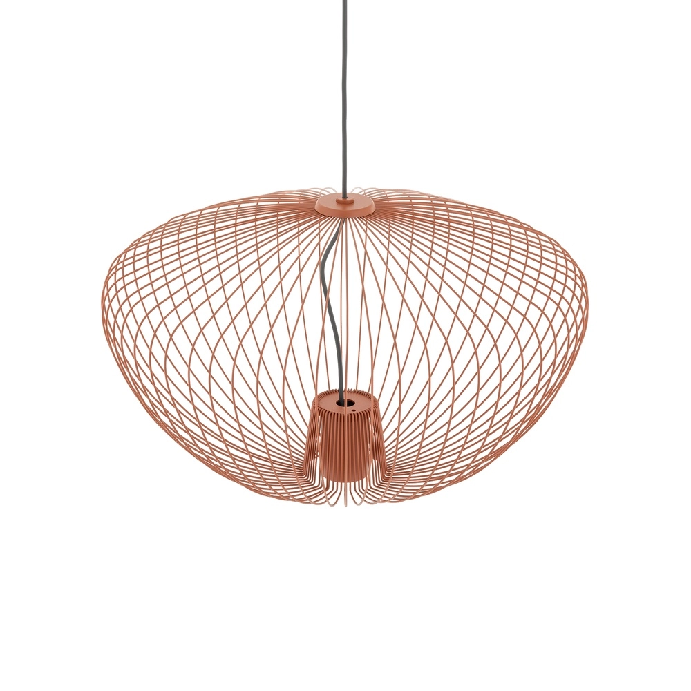 Lampe cage Pumpkin terre cuite Ø 54,5 cm Lyora 5903139114950