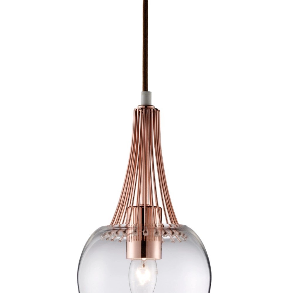 Suspension en cuivre Whisk Ø 16cm Searchlight 5053423037912