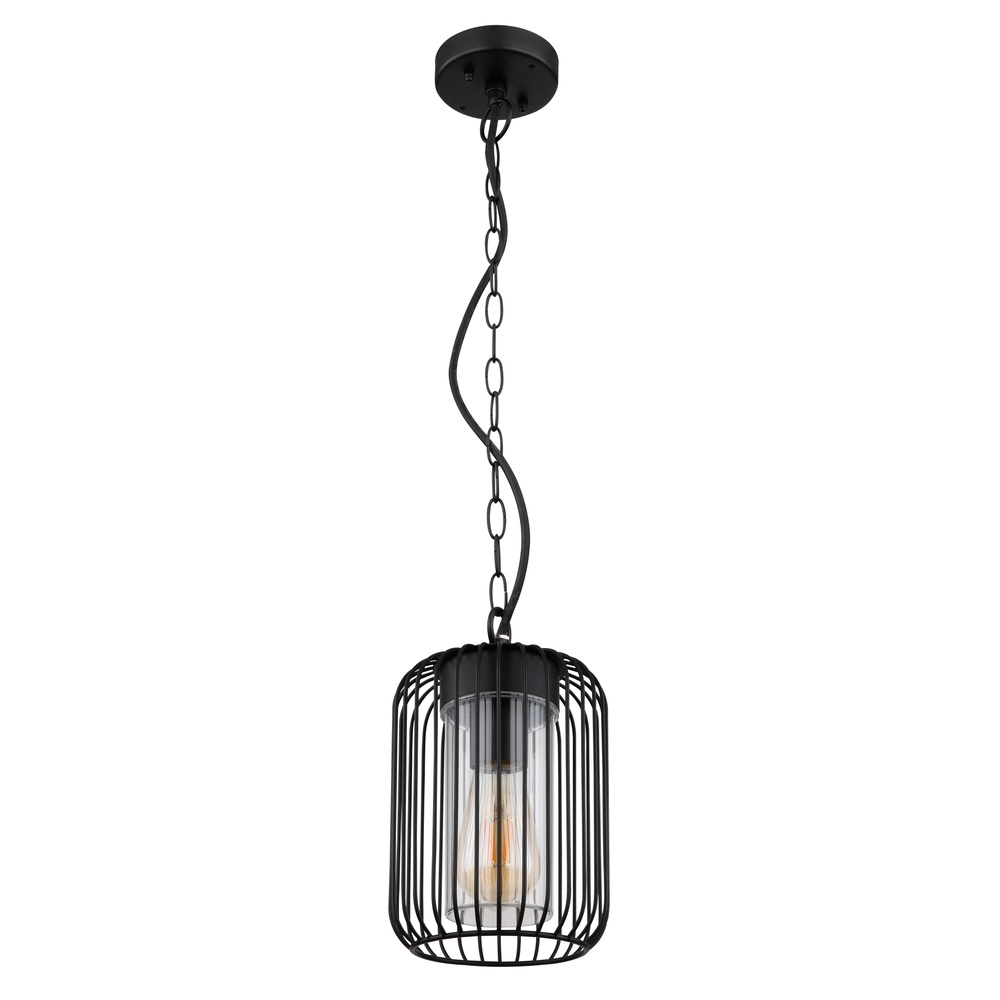 Lampe suspendue Nina Noir pour l’extérieur Globo 9007371435340