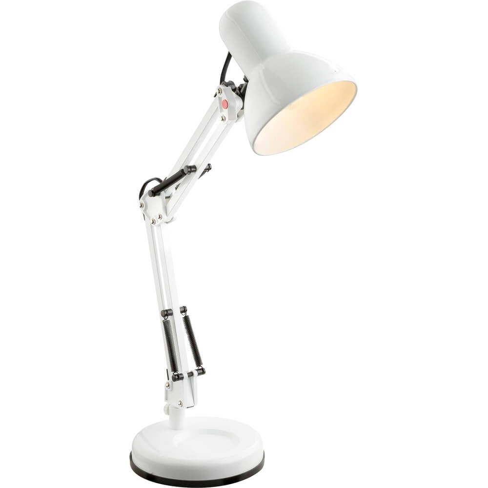 Lampe de bureau nostalgique Famous blanc