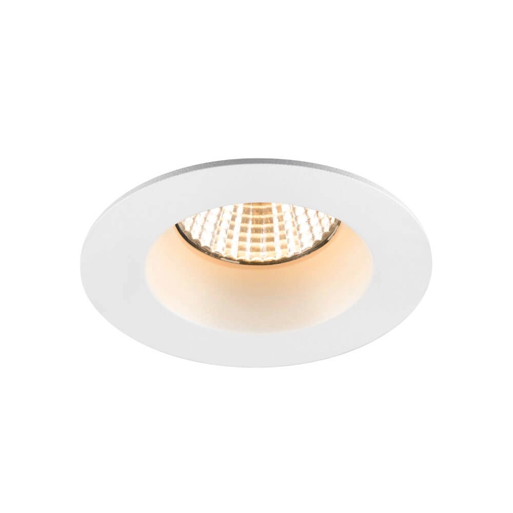 Spot LED rond New Tria 68 IP65 blanc - 3000K - 570lm - 38g