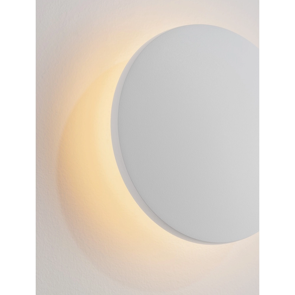 Applique murale ronde Copper blanc Ø 13,5cm Lyora 5212017447319