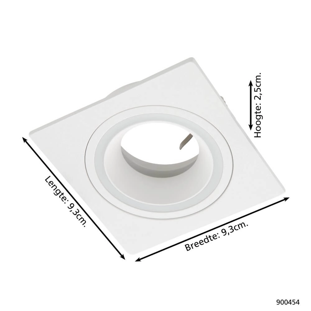 Spot encastrable rond Carosso blanc Eglo 9008606238798