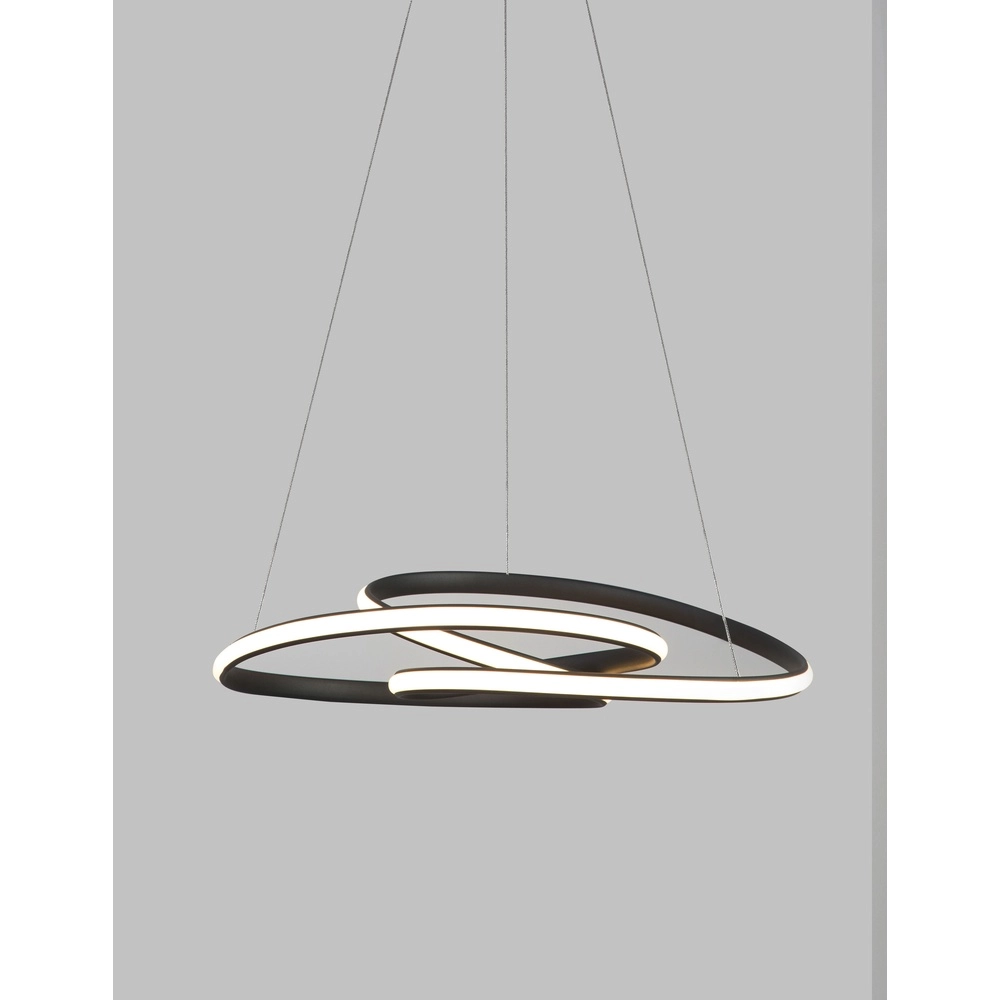 Suspension design Menton noir Suspension design Menton noir