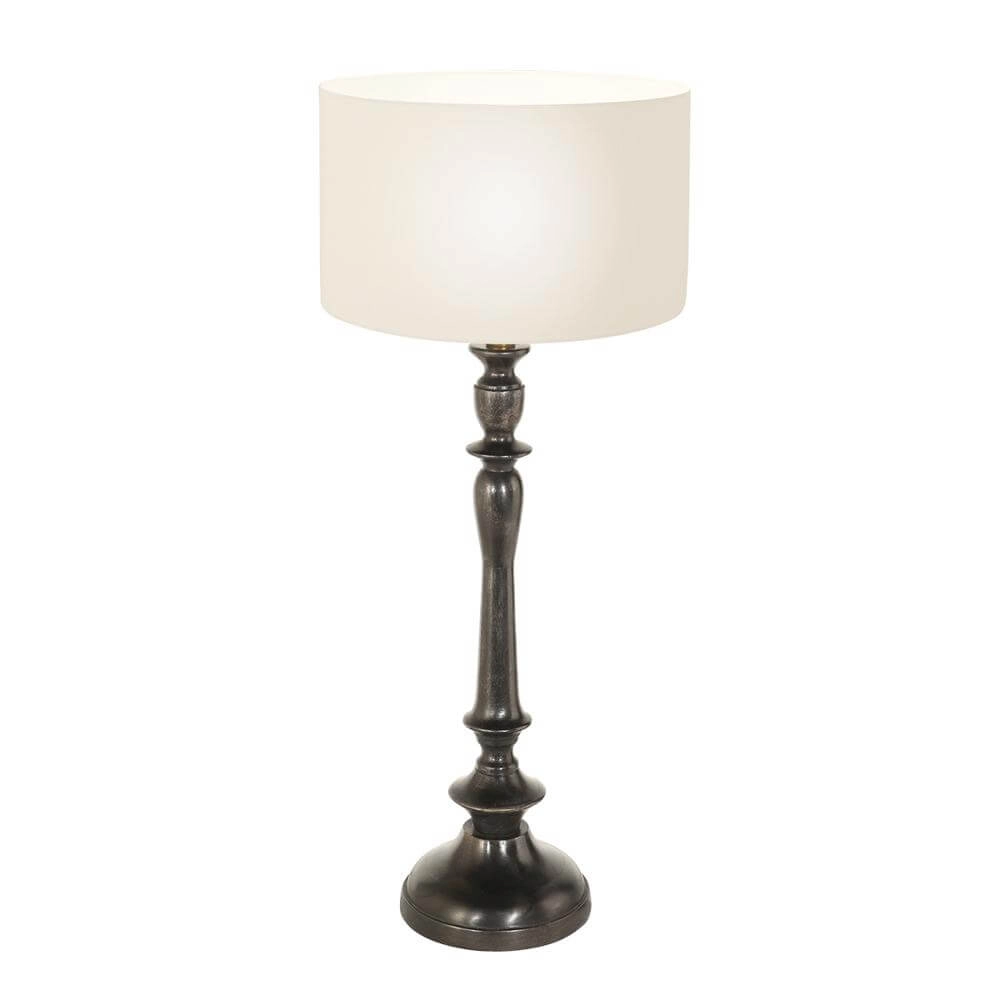 Lampe de table Bois avec capot blanc Steinhauer 8712746172638
