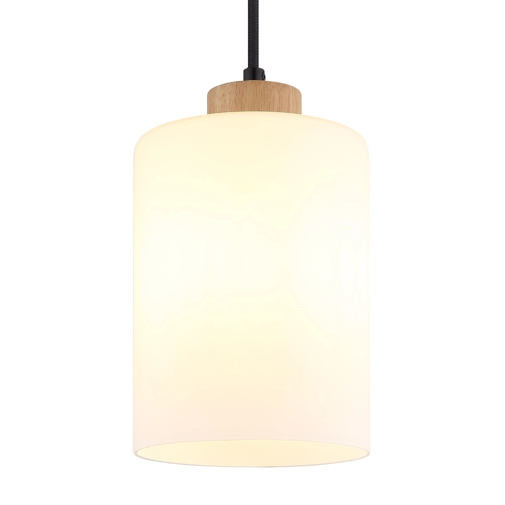 Lampe suspendue Rowena 1-bois clair Globo 9007371592234