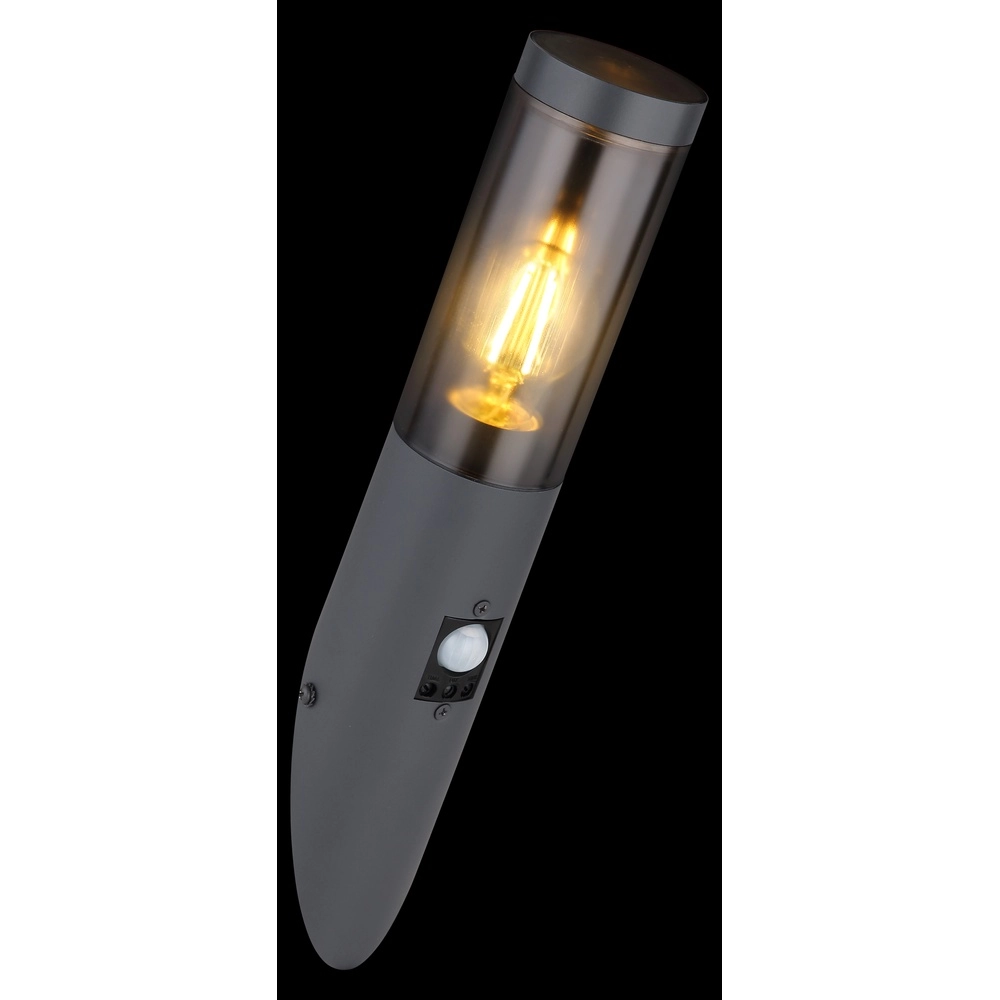 Lampe d’extérieur Boston anthracite avec fumée et capteur Globo 9007371439720