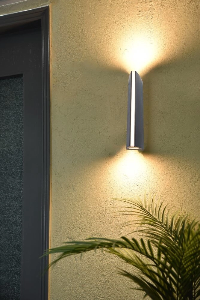 Applique moderne unique Leo anthracite Lutec 6939412047218