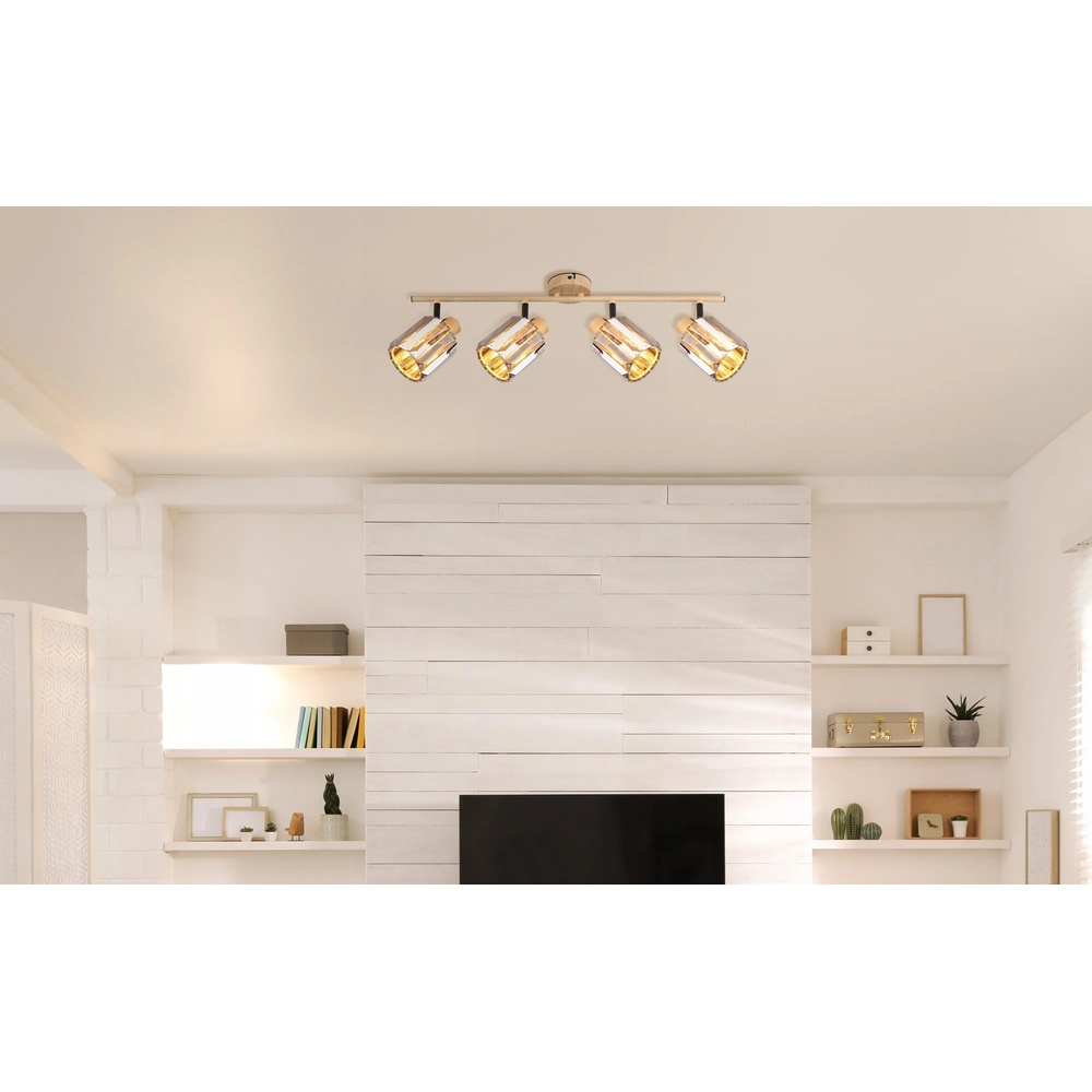 Lampe de plafond Run 4 lumières Globo 9007371507986