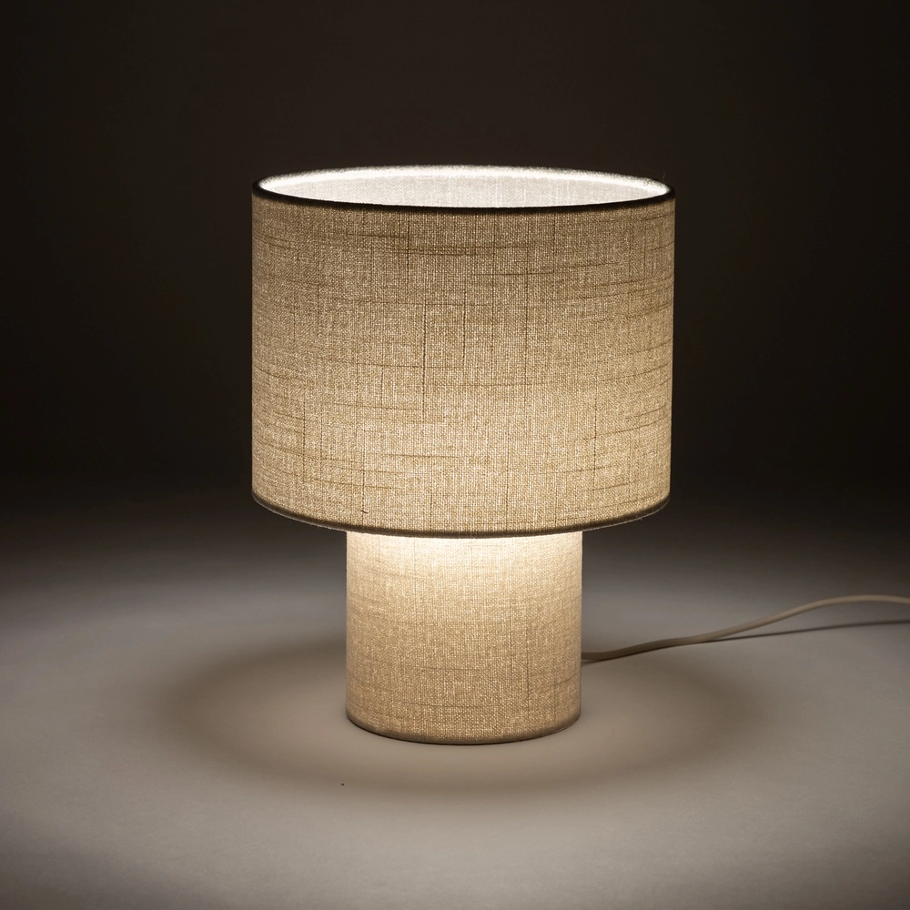Lampe de table Santana Ø crème 27cm Lyora 5903139122047