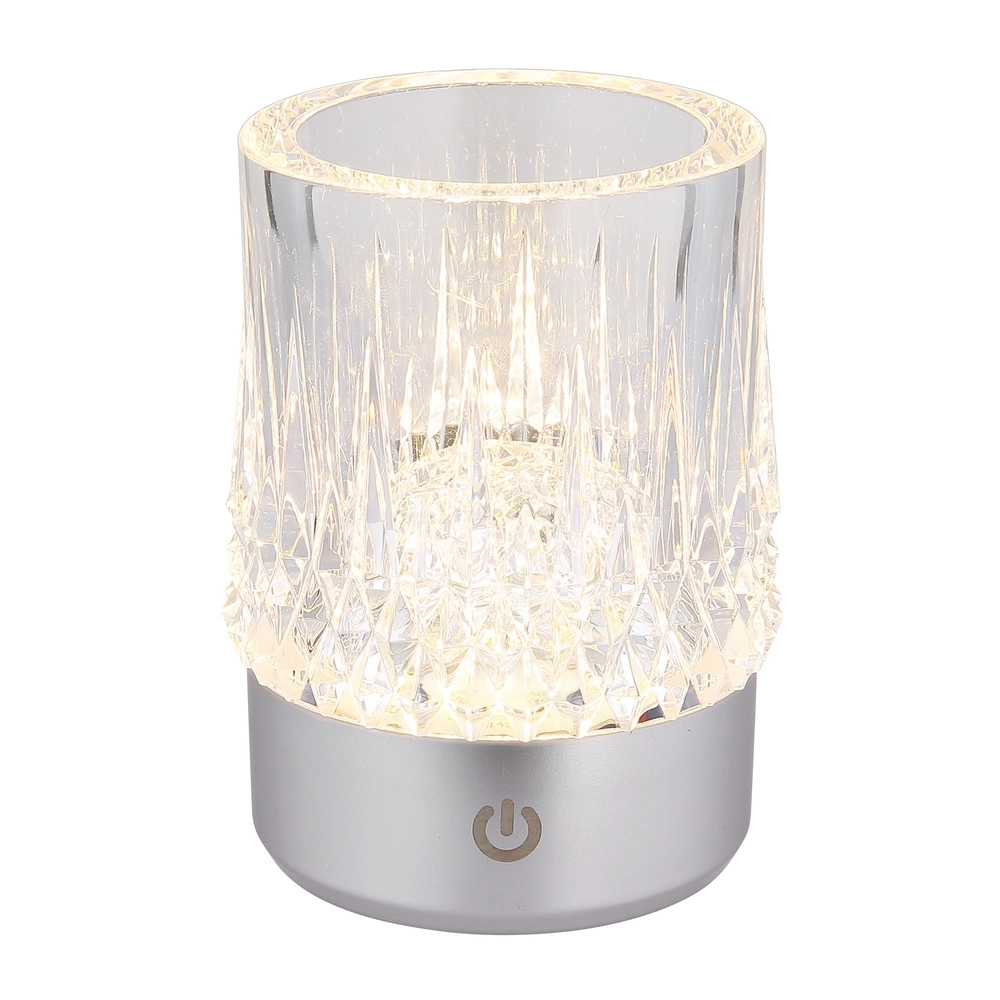 Lampe de table Lizzy Gris argenté Globo 9007371572311