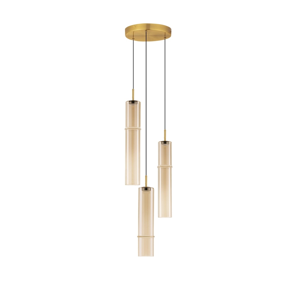 Suspension unique Sano Or 3 lumières Lyora 5212017474049