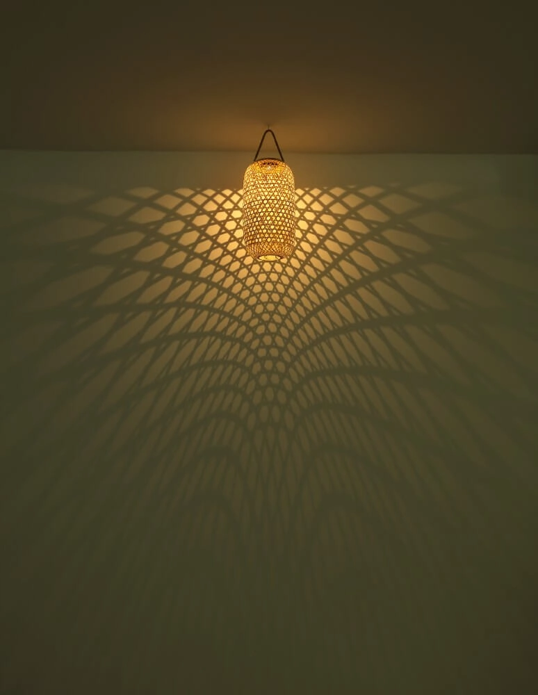 Lampe de table en rotin Salor sur l'énergie solaire Globo 9007371390991