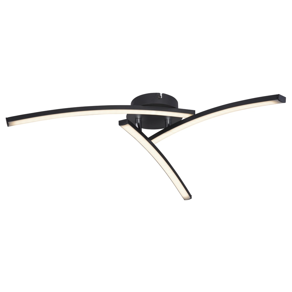 Lampe de plafond à design Tansy I Noir
