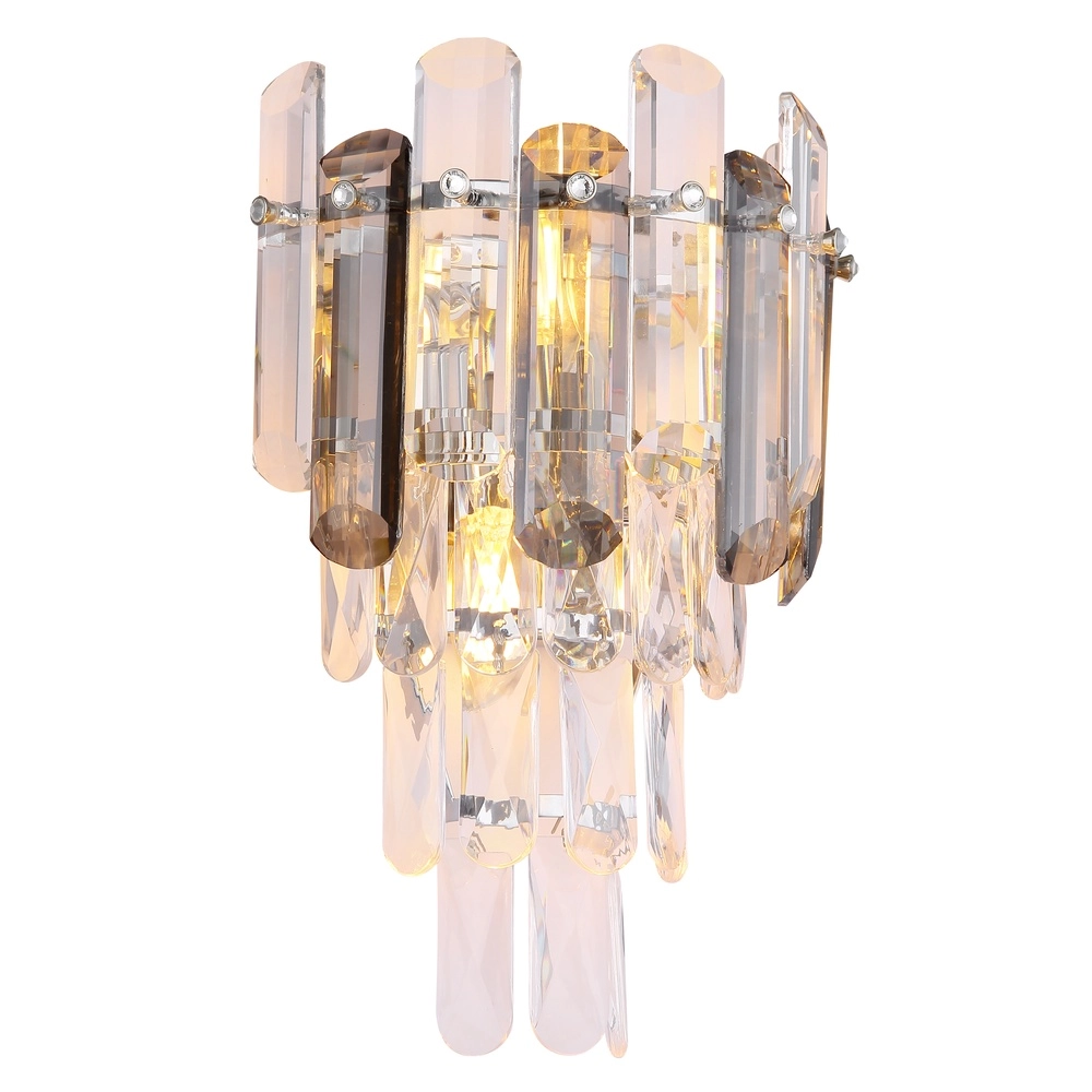 Lampe murale Orgina Chrome avec cristal