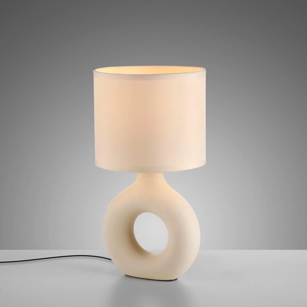 Lampe de table Carara couleur sable Just Light 4043689004859