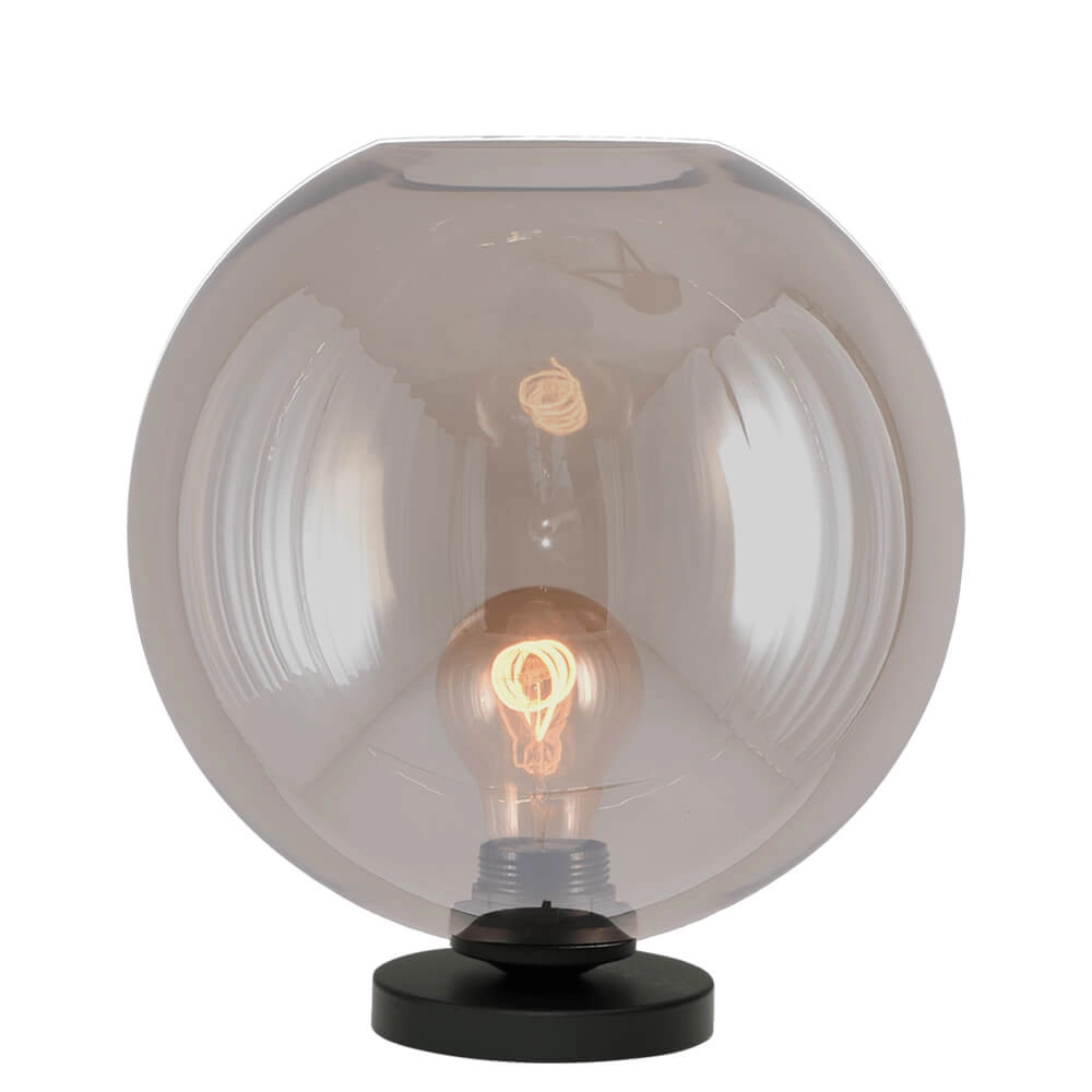 Lampe de table Bella 2 avec verre doré Ø 25 cm