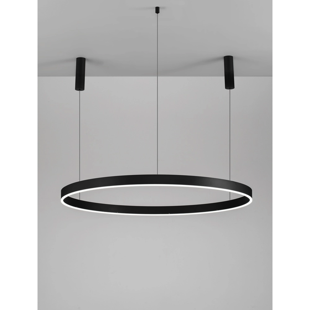 Suspension Motif noir Ø 120cm 3000K