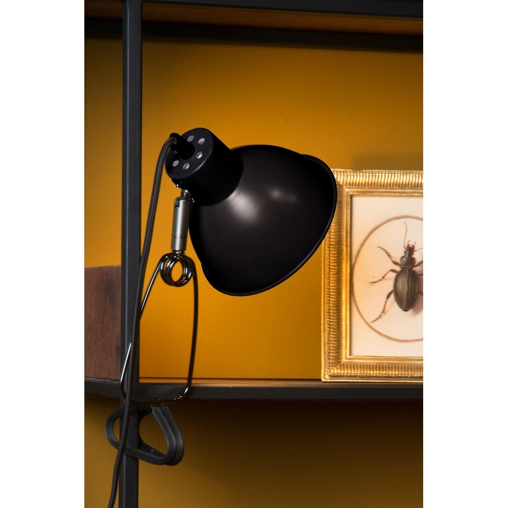 Lampe de pince Moys Noir Lucide 5411212451309