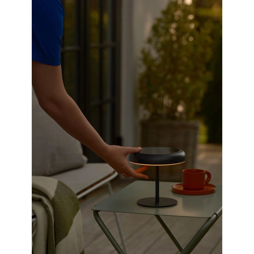 Lampe de table solaire Elmer Noir rechargeable Nordlux 5704924023507