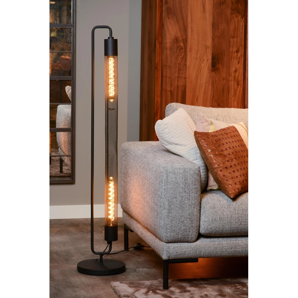 Lampadaire de conception Calixt Noir Lucide 5411212051493