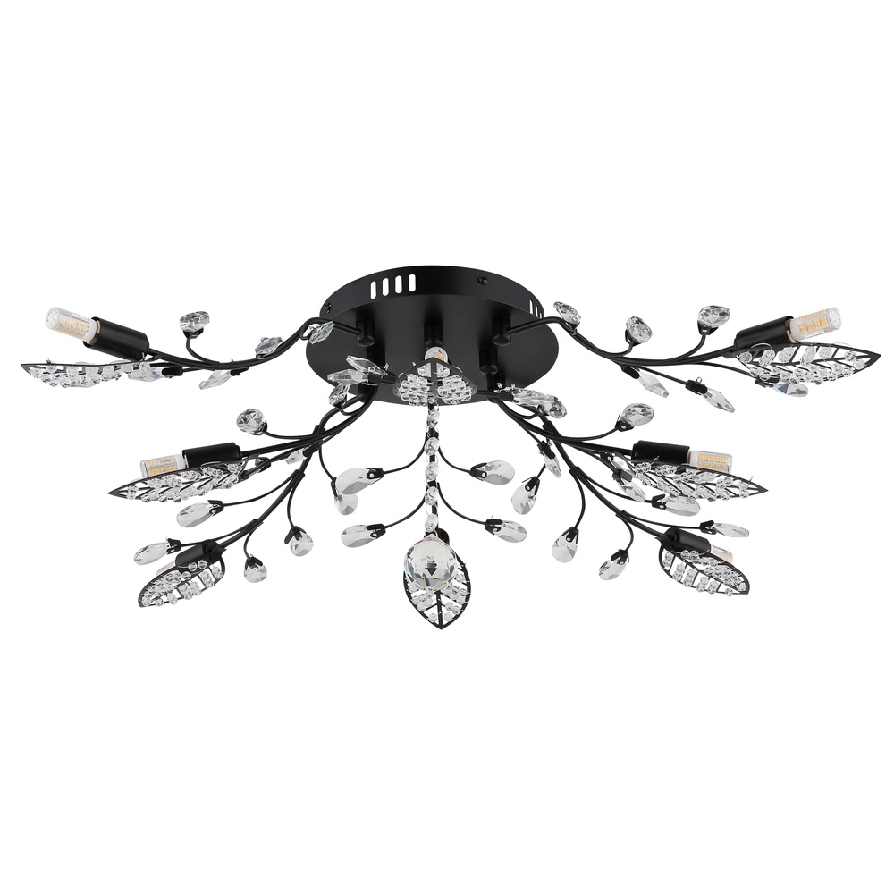 Lampe de plafond classique Janis Noir Globo 9007371572151
