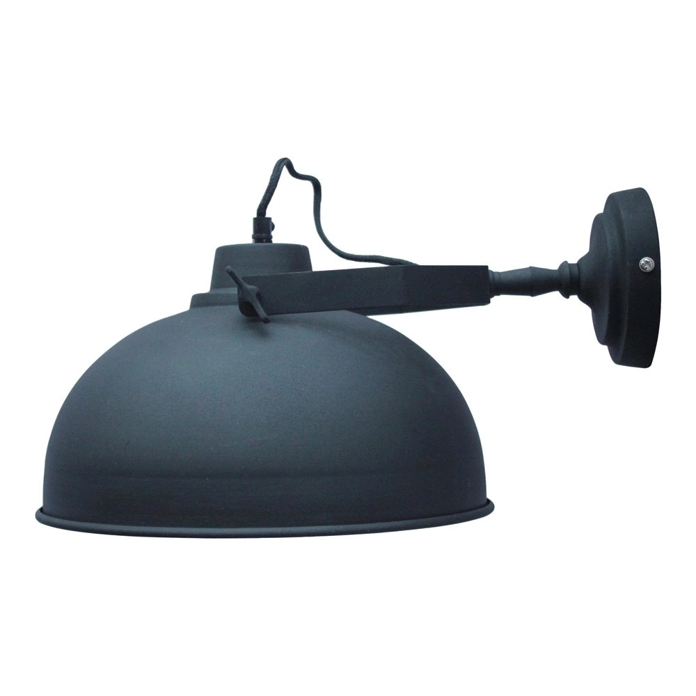 Applique murale Urban Vintage 30 cm noir