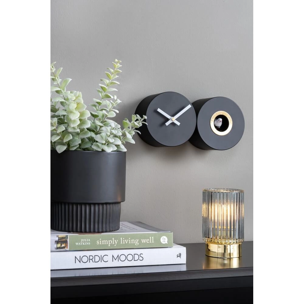 Horloge murale Duo Cuckoo noir Karlsson 8714302697982